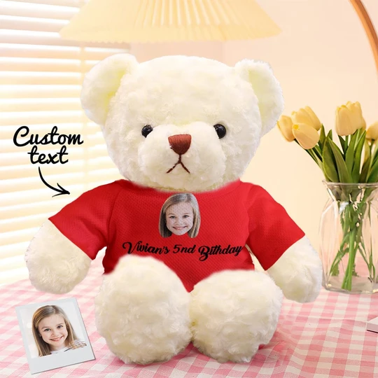 Custom Teddy Bear Doll Personalized Teddy Bear Plush Toys Gifts for Birthday