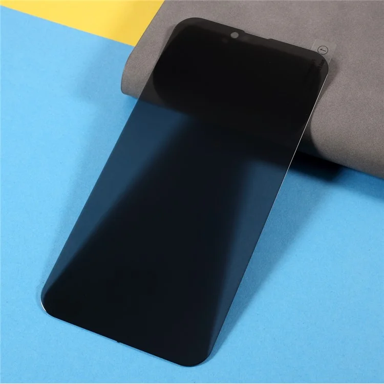 0.3mm Anti-Spy Film for iPhone 14 / 13 Pro / 13 Arc Edge Tempered Glass Phone Screen Protector-Cellmalls