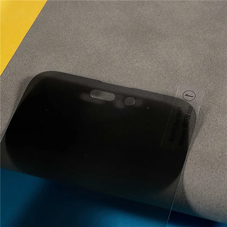 Anti-explosion Screen Protector For iPhone 14 Pro, Anti-peep Privacy 0.3mm Arc Edges Full Coverage Tempered Glass Film-Cellmalls