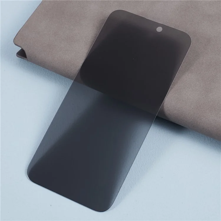 For iPhone 15 Pro Max Screen Protector 0.3mm Arc Edge Anti-Peep Tempered Glass Full Cover Film-Cellmalls