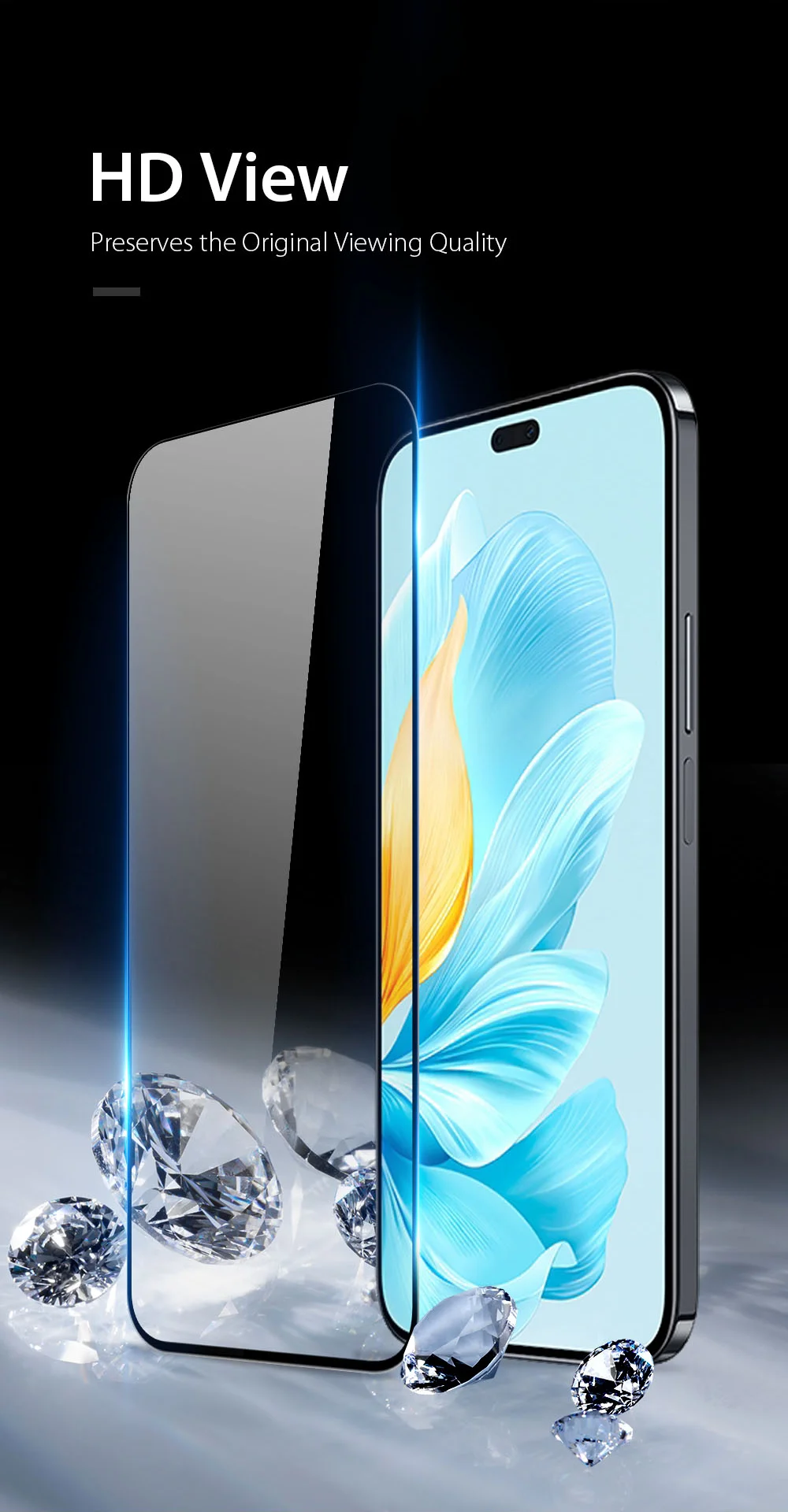 DUX DUCIS For Honor 200 Lite Screen Protector 0.3mm Medium Alumina Glass Anti-Shatter Film (9D)-Cellmalls