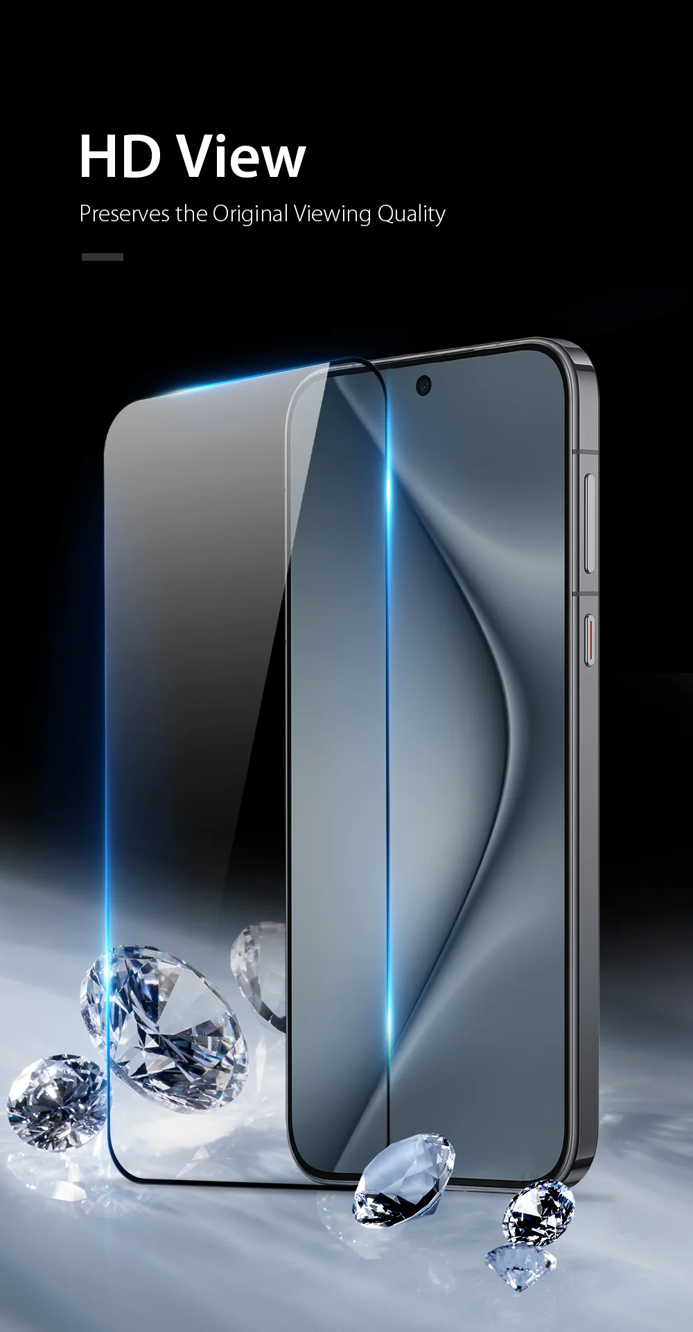 DUX DUCIS For Huawei Pura 70 Medium Alumina Glass Screen Film 0.3mm Anti-scratch Screen Protector (9D)-Cellmalls