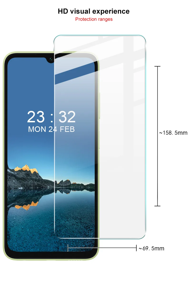 IMAK H Series For Samsung Galaxy A05 4G / A05s 4G Screen Protector Tempered Glass Anti-explosion Film-Cellmalls