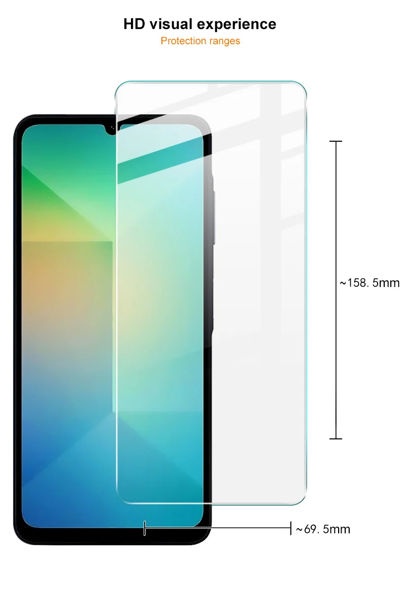 IMAK H Series For Samsung Galaxy A06 4G Tempered Glass Screen Protector Shatter-Proof Protection-Cellmalls