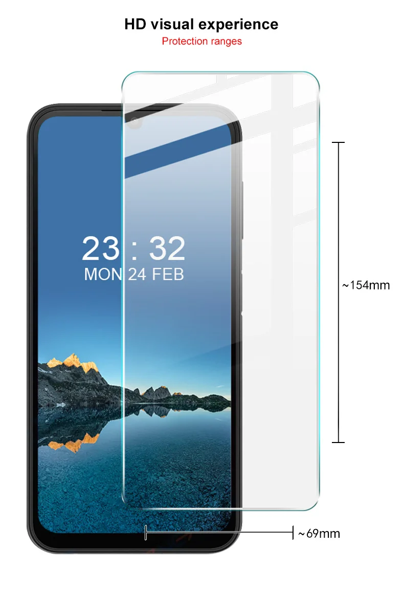 IMAK H Series For Samsung Galaxy A25 5G (Global) (161.0 x 76.5 x 8.3mm) Phone Screen Protector HD Clear Anti-scratch Tempered Glass Film-Cellmalls