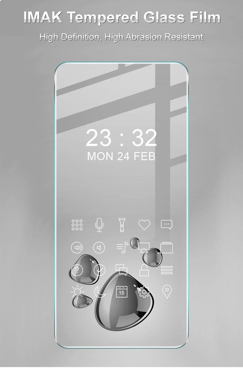 IMAK H Series For Samsung Galaxy A35 5G / A55 5G Tempered Glass Film 9H Arc Edge Screen Protector-Cellmalls