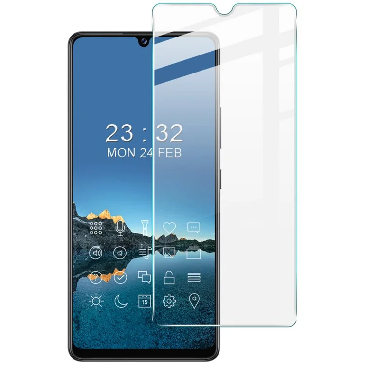 IMAK H Series Clear Tempered Glass Anti-Scratch Anti-shock Case User-friendly Screen Protector for Samsung Galaxy A33 5G-Cellmalls