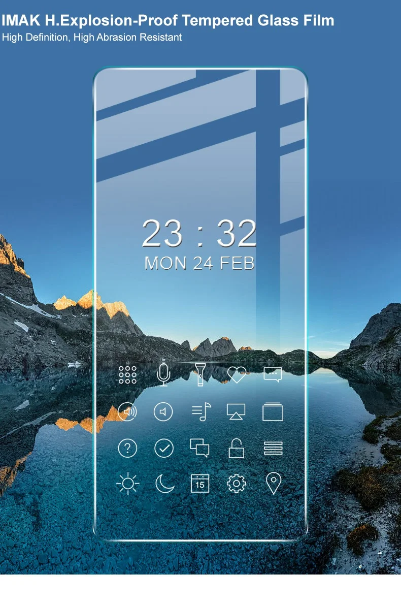 IMAK H Series for Samsung Galaxy M23 5G / F23 5G / M13 4G / M13 5G Tempered Glass Screen Protector Full Glue Anti-explosion Screen Film-Cellmalls