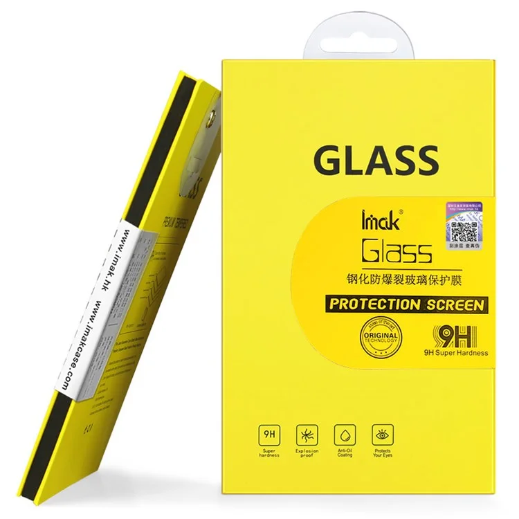 IMAK H Series For Samsung Galaxy M53 5G Phone Screen Film Anti-explosion 9H Hardness HD Clear Tempered Glass Screen Protector-Cellmalls