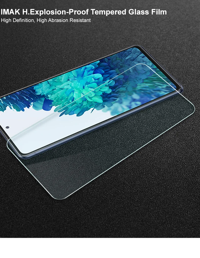 IMAK H Series for Samsung Galaxy S20 FE 4G/5G/S20 Lite/S20 FE 2022 High Definition High Transparency Tempered Glass Screen Anti-Explosion-Cellmalls
