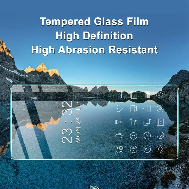 IMAK H Series For Samsung Galaxy M53 5G Phone Screen Film Anti-explosion 9H Hardness HD Clear Tempered Glass Screen Protector-Cellmalls