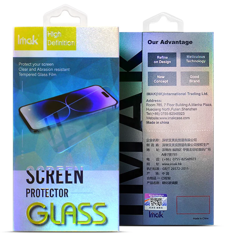 IMAK H Series for Samsung Galaxy S22 5G / S23 Tempered Glass Film Shatter-proof Sensitive Touch Ultra Clear Phone Screen Protector-Cellmalls