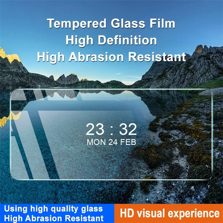 IMAK H Series Clear Screen Protector for Samsung Galaxy S23 FE , Tempered Glass Phone Screen Covering Film-Cellmalls