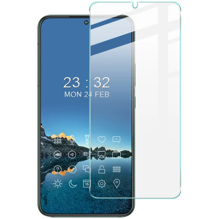 IMAK H Series Dustproof Arc Edge HD Good Protection Tempered Glass Protector Film for Samsung Galaxy S22 5G / S23-Cellmalls