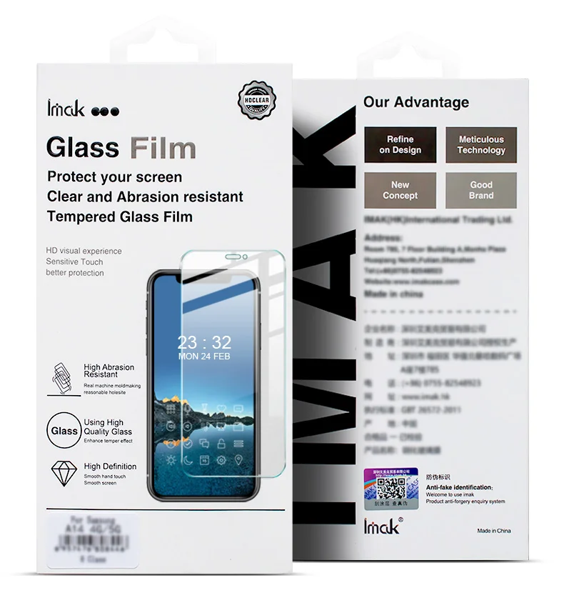 IMAK H Series For Samsung Galaxy S24 Ultra 9H Screen Protector Anti-explosion Tempered Glass Film-Cellmalls
