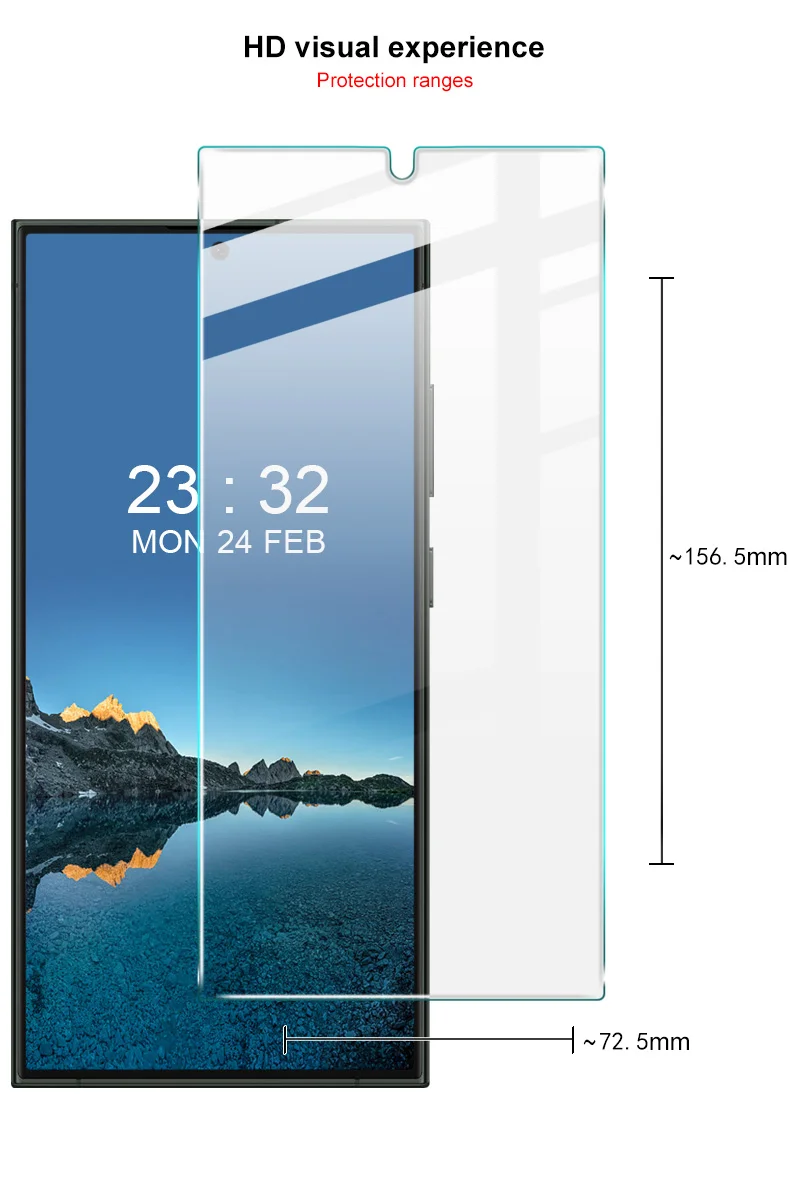 IMAK H Series For Samsung Galaxy S24 Ultra 9H Screen Protector Anti-explosion Tempered Glass Film-Cellmalls