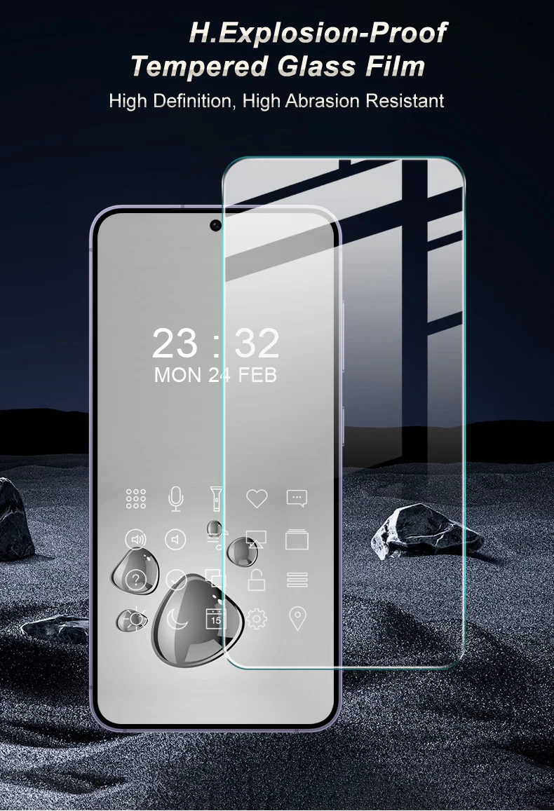 IMAK H Series For Samsung Galaxy S25 Edge Tempered Glass Screen Protector Shatter-Proof Protection-Cellmalls