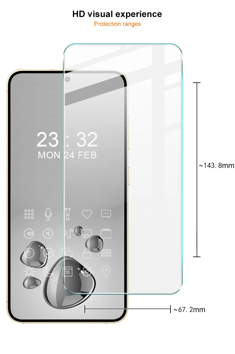 IMAK H Series For Samsung Galaxy S25 Tempered Glass Screen Protector Shatter-Proof Protection-Cellmalls