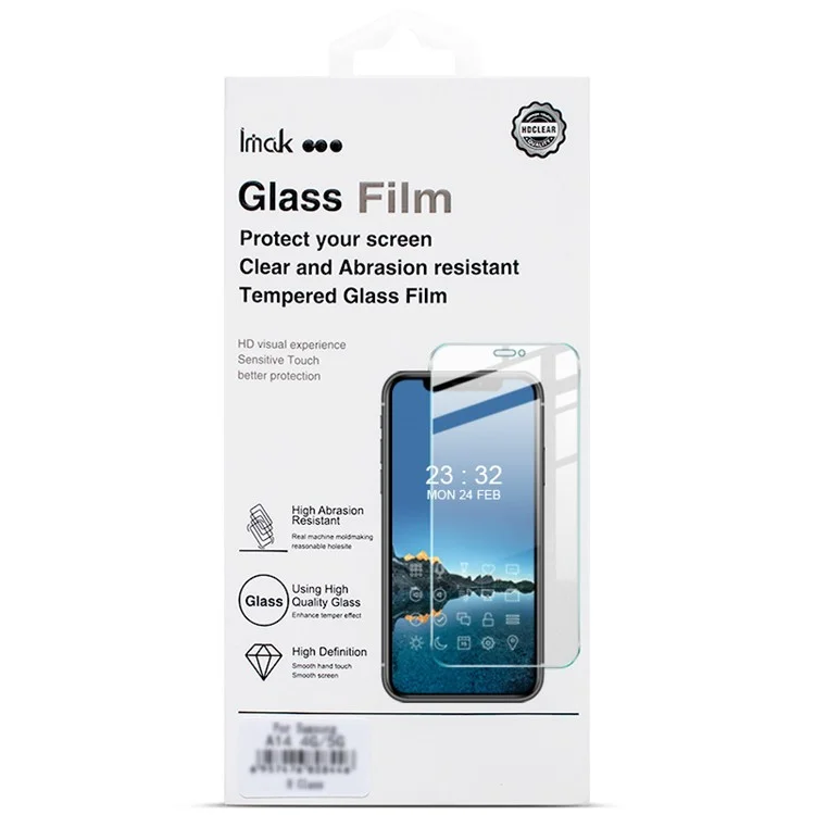 IMAK H Series Clear Screen Protector for Samsung Galaxy S23 FE , Tempered Glass Phone Screen Covering Film-Cellmalls