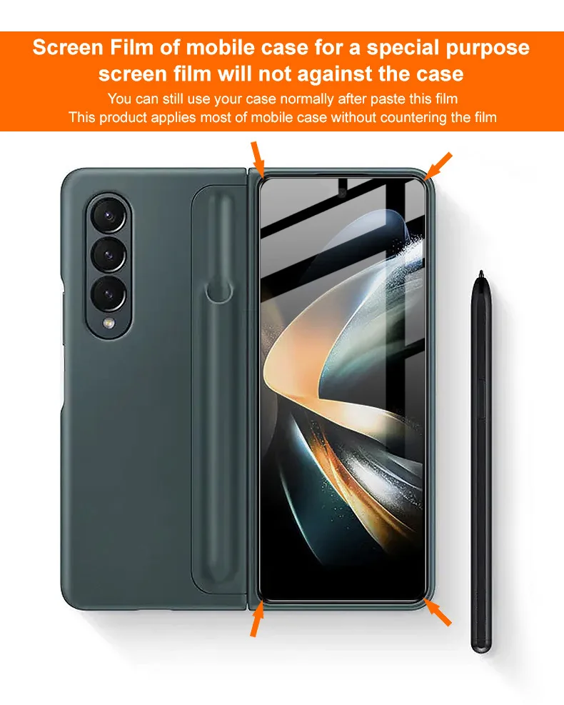 IMAK H Series For Samsung Galaxy Z Fold5 5G / Z Fold4 5G Screen Protector Tempered Glass Film (Scaled Down Version)-Cellmalls