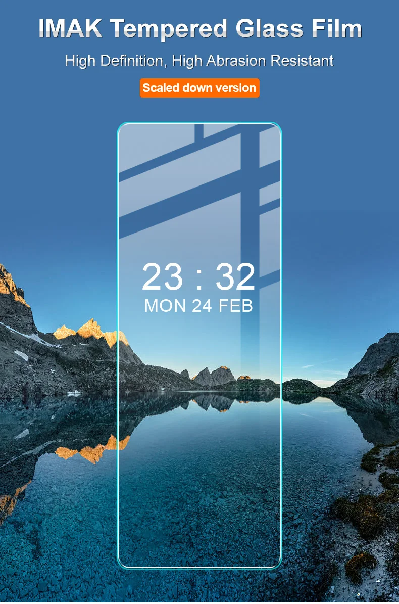 IMAK H Series For Samsung Galaxy Z Fold5 5G / Z Fold4 5G Screen Protector Tempered Glass Film (Scaled Down Version)-Cellmalls