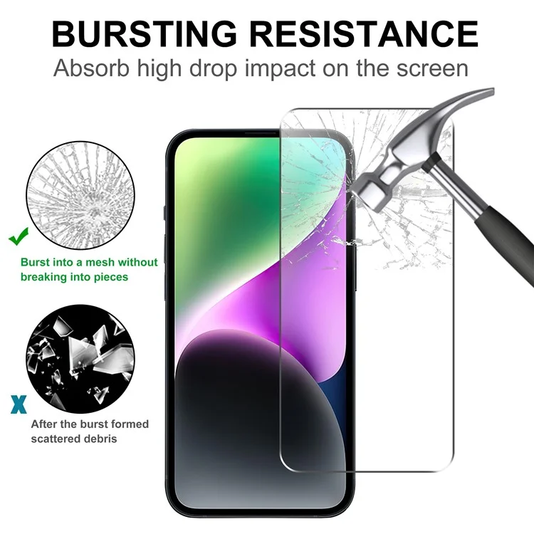 For Samsung Galaxy A16 5G / A16 4G Screen Protector HD Tempered Glass Film 2.5D-Cellmalls