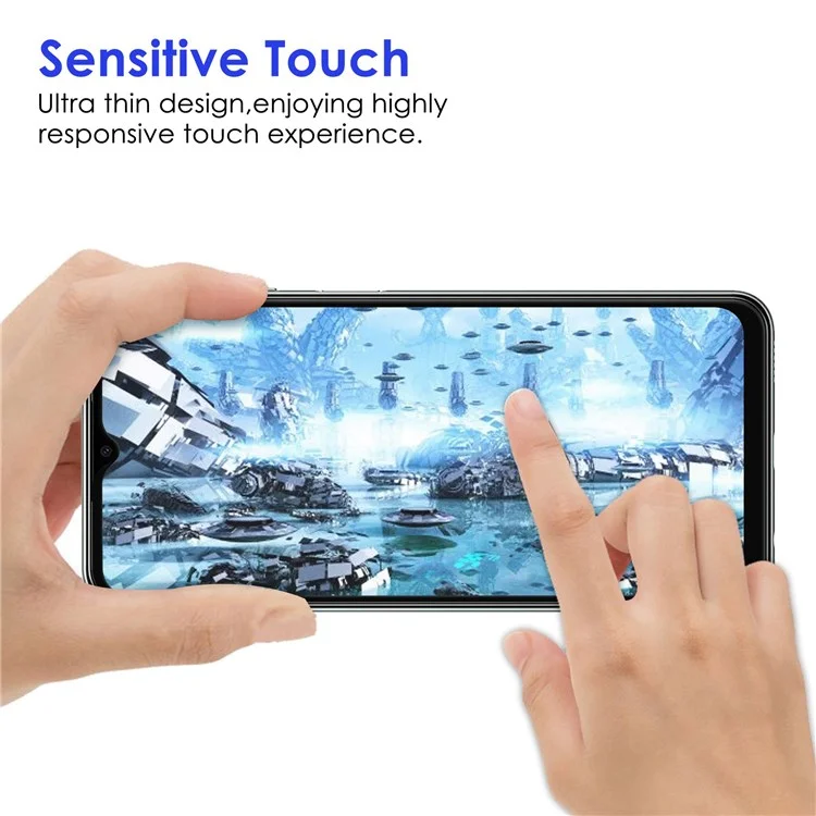 For Samsung Galaxy A23 5G (Global Version) / 4G 2.5D Arc Edge Protection Tempered Glass Film Edge HD Clear Anti-Scratch Screen Protector-Cellmalls