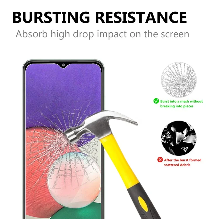 2.5D Arc Edge 9H Hardness Tempered Glass Guard Screen Protector for Galaxy A22 5G (EU Version)-Cellmalls
