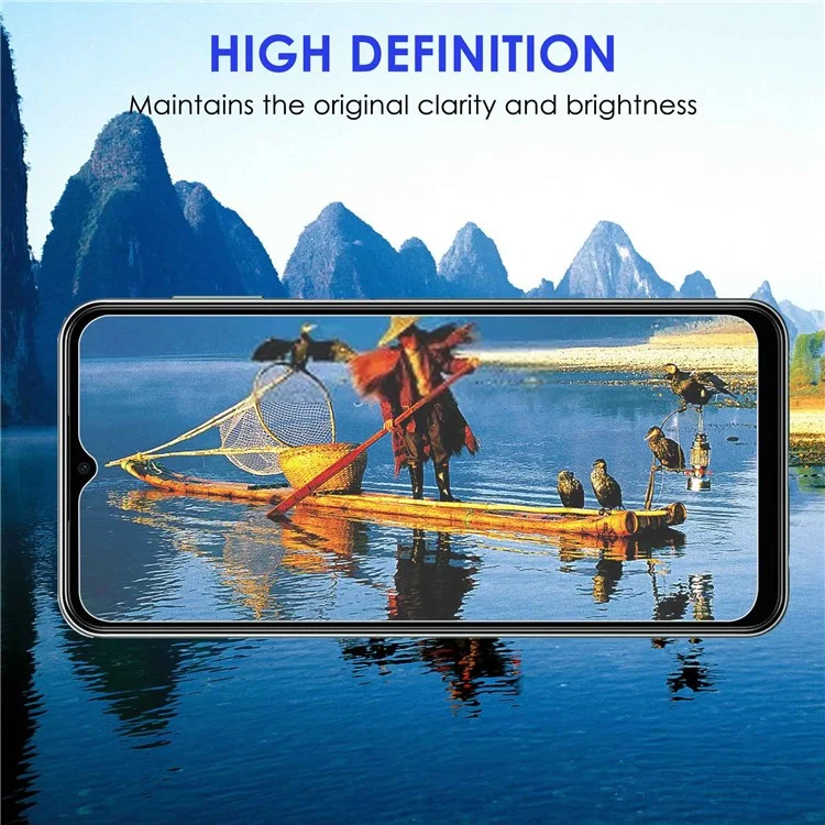 For Samsung Galaxy A23 5G (Global Version) / 4G 2.5D Arc Edge Protection Tempered Glass Film Edge HD Clear Anti-Scratch Screen Protector-Cellmalls