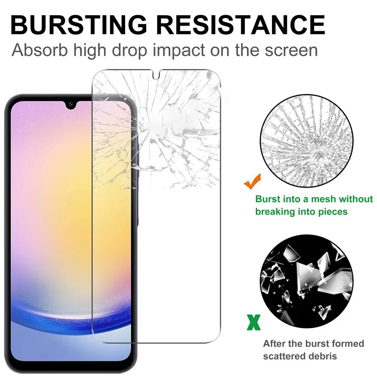 For Samsung Galaxy A26 5G Screen Protector HD Tempered Glass Film 2.5D-Cellmalls