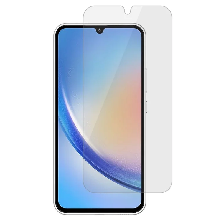 For Samsung Galaxy A34 5G 2.5D Arc Edge Phone Screen Protector Anti-explosion Tempered Glass Film-Cellmalls