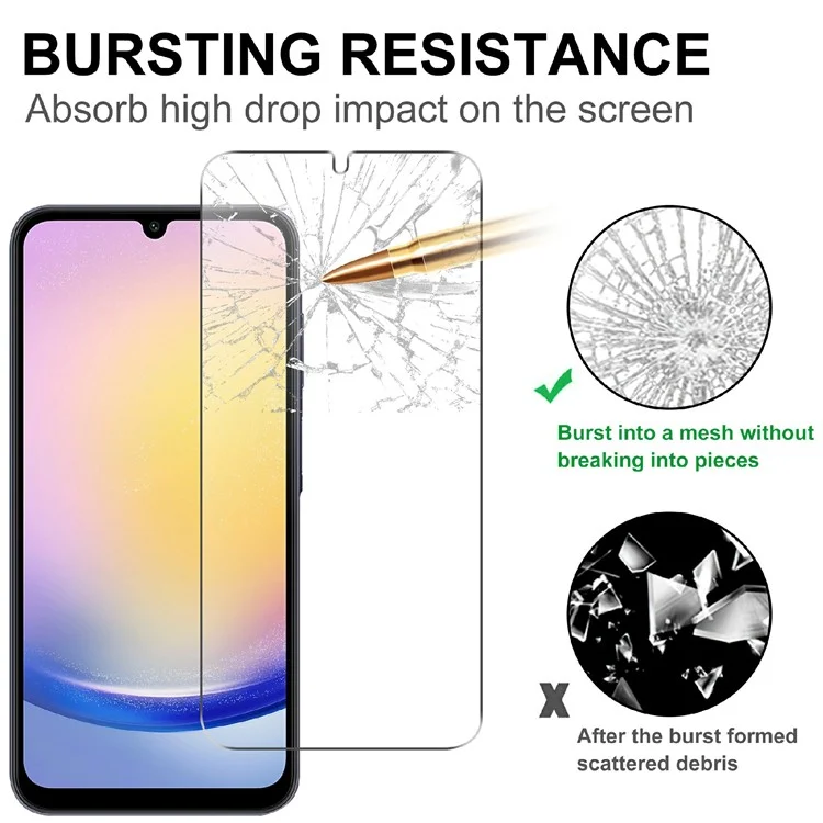 For Samsung Galaxy A56 5G  /  A36 5G Screen Protector HD Tempered Glass Film 2.5D-Cellmalls