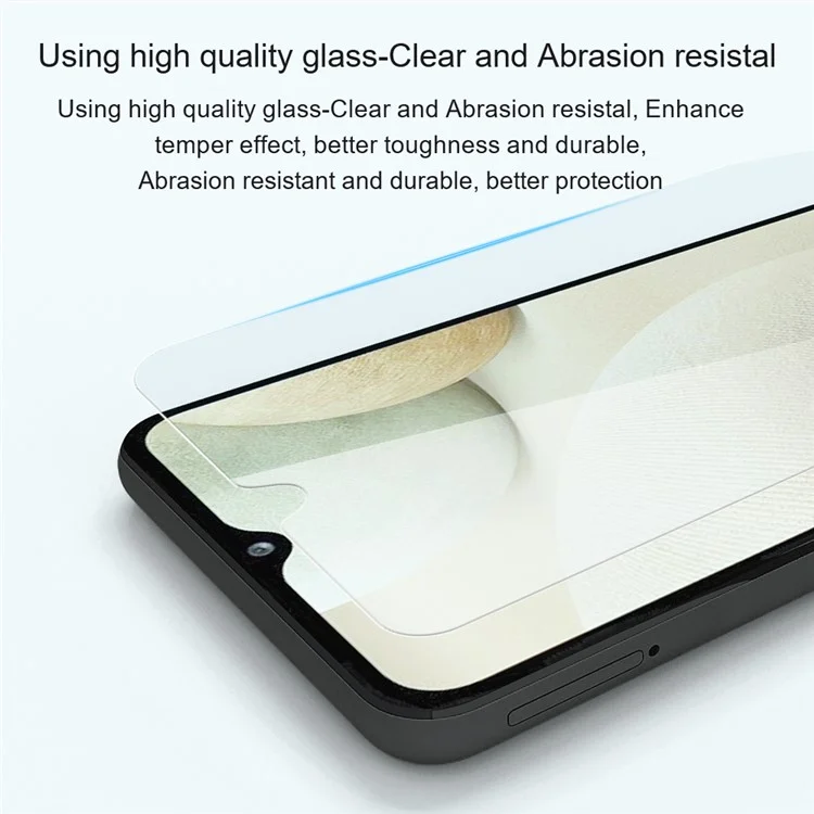 AMORUS For Samsung Galaxy M55s 5G Screen Protector 2.5D Arc Edge 9H High Aluminum-Silicon Glass Film-Cellmalls