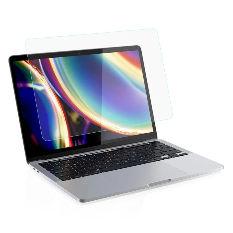 For MacBook Pro 13 inch (2022) M2-A2338 Tempered Glass 0.3mm Arc Edge Full Screen Protector Ultra Clear Explosion-proof Film-Cellmalls