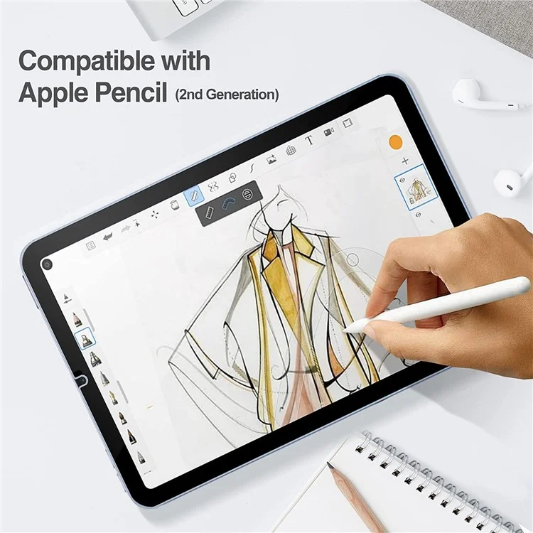 0.3mm Arc Edge Tempered Glass Screen Protective Film for iPad mini (2024) / mini (2021)-Cellmalls