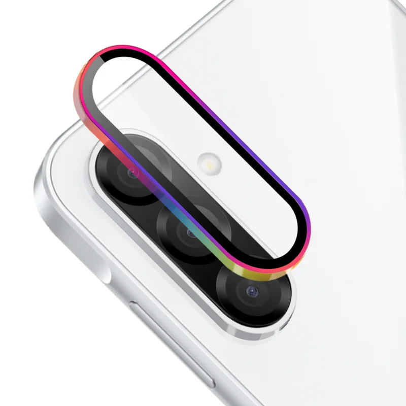 For Samsung Galaxy A56 5G / Galaxy A36 5G Camera Lens Protector ENKAY Hat-Prince Metal Ring Lens Film - Black-Cellmalls