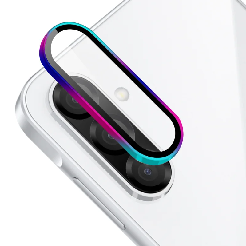 For Samsung Galaxy A26 5G Camera Lens Protector ENKAY Hat-Prince Metal Ring Lens Film - Black-Cellmalls