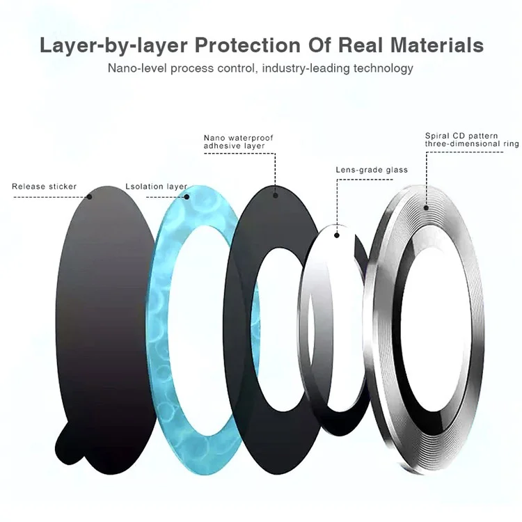 HAT PRINCE ENKAY For Samsung Galaxy Z Fold4 5G 1 Set Camera Lens Protector Tempered Glass Aluminum Alloy Ring HD Clear Lens Film - Green-Cellmalls