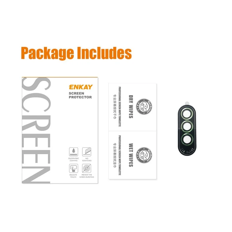 HAT PRINCE ENKAY For Samsung Galaxy Z Fold4 5G 1 Set Camera Lens Protector Tempered Glass Aluminum Alloy Ring HD Clear Lens Film - Green-Cellmalls