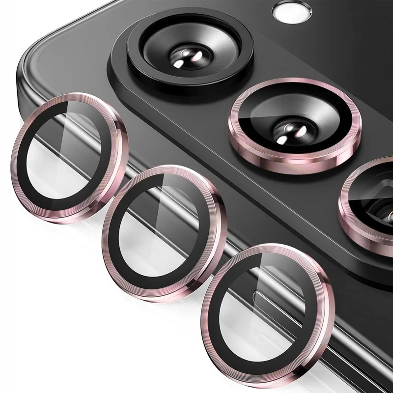For Samsung Galaxy Z Fold7 5G Camera Lens Protector ENKAY Hat-Prince Metal Ring Lens Film - Black-Cellmalls