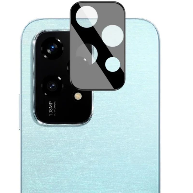 For Honor 200 Lite Camera Lens Protector WANLONFENG HD Full Black Silk Printed Lens Film - Black-Cellmalls