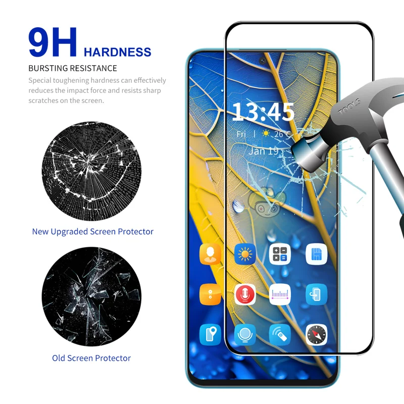For Huawei nova 13 5G HD Clear Film ENKAY HAT PRINCE Tempered Glass Screen Protector with Installation Tool - Transparent-Cellmalls