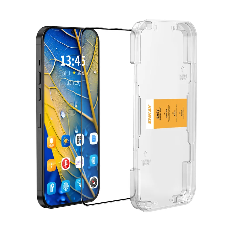 For Huawei nova 13 5G HD Clear Film ENKAY HAT PRINCE Tempered Glass Screen Protector with Installation Tool - Transparent-Cellmalls