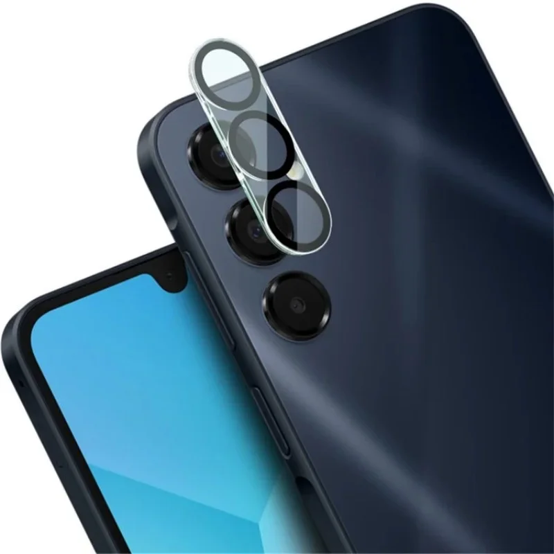 For Samsung Galaxy A16 4G / Galaxy A16 5G Camera Lens Protector WANLONFENG HD Clear Silk Printing Lens Film with Cleaning Cloth - Transparent-Cellmalls