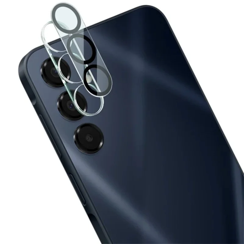 For Samsung Galaxy A16 4G / Galaxy A16 5G Camera Lens Protector WANLONFENG HD Clear Silk Printing Lens Film with Cleaning Cloth - Transparent-Cellmalls