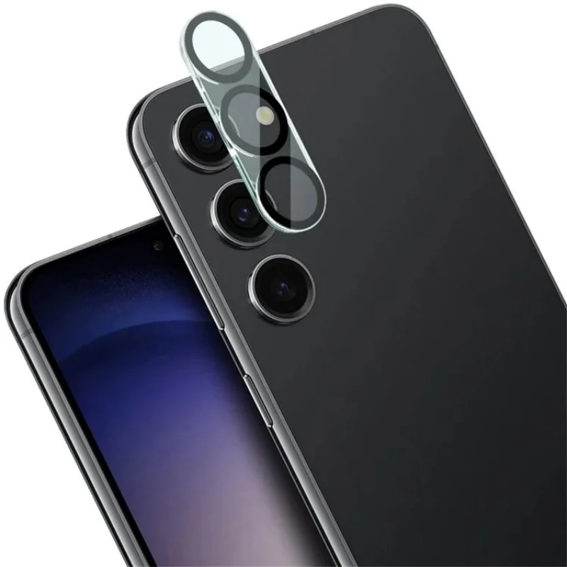 For Samsung Galaxy S23+ / Galaxy S23 Camera Lens Protector WANLONFENG HD Clear Silk Printing Lens Film with Cleaning Cloth - Transparent-Cellmalls