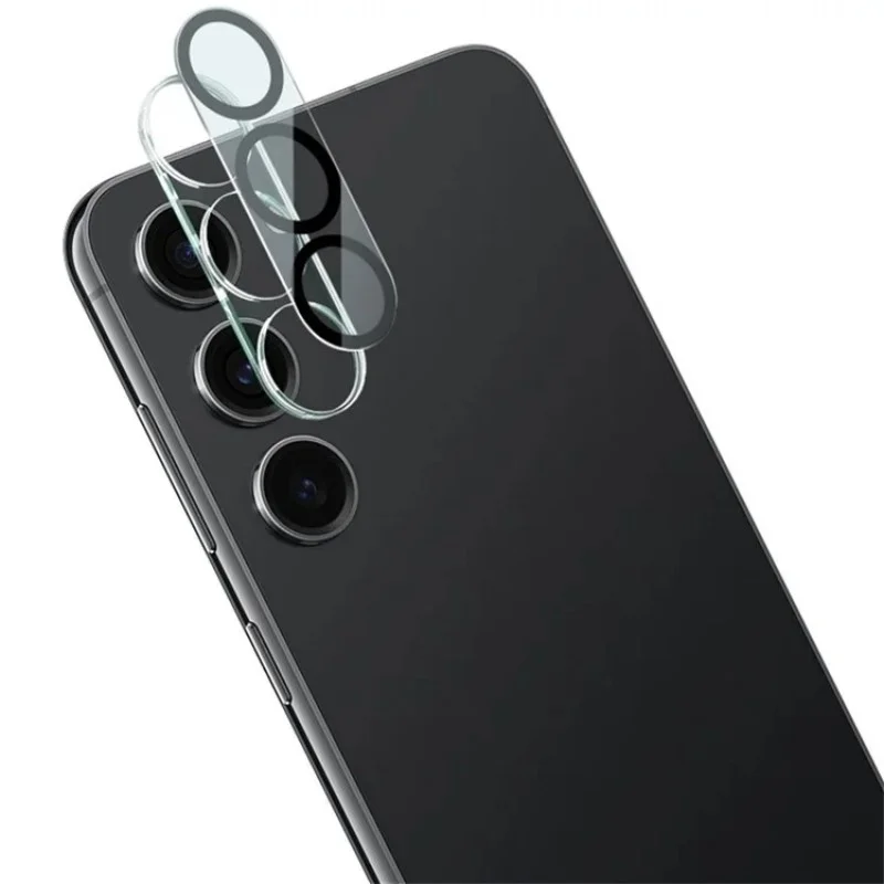 For Samsung Galaxy S23+ / Galaxy S23 Camera Lens Protector WANLONFENG HD Clear Silk Printing Lens Film with Cleaning Cloth - Transparent-Cellmalls