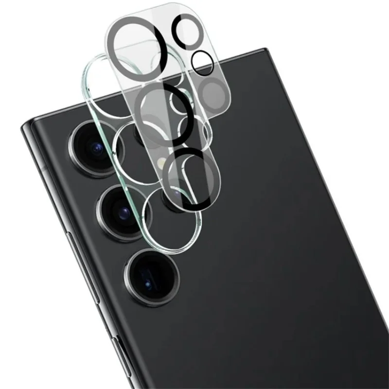 For Samsung Galaxy S25 Ultra Camera Lens Protector WANLONFENG HD Clear Silk Printing Lens Film with Cleaning Cloth - Transparent-Cellmalls