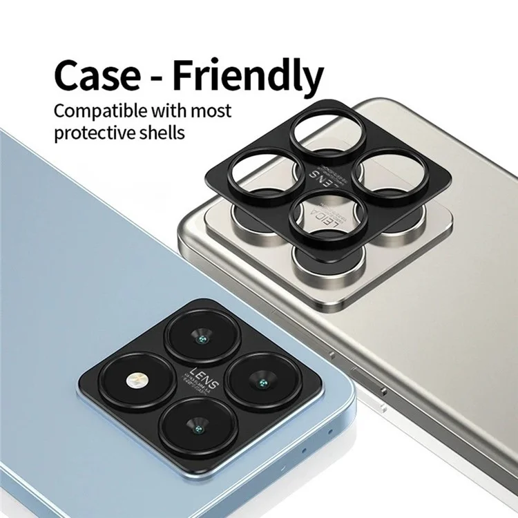 WANLONFENG LHJ Series For Xiaomi 14T Pro Metal Camera Lens Protector Integrated Lens Film-Cellmalls