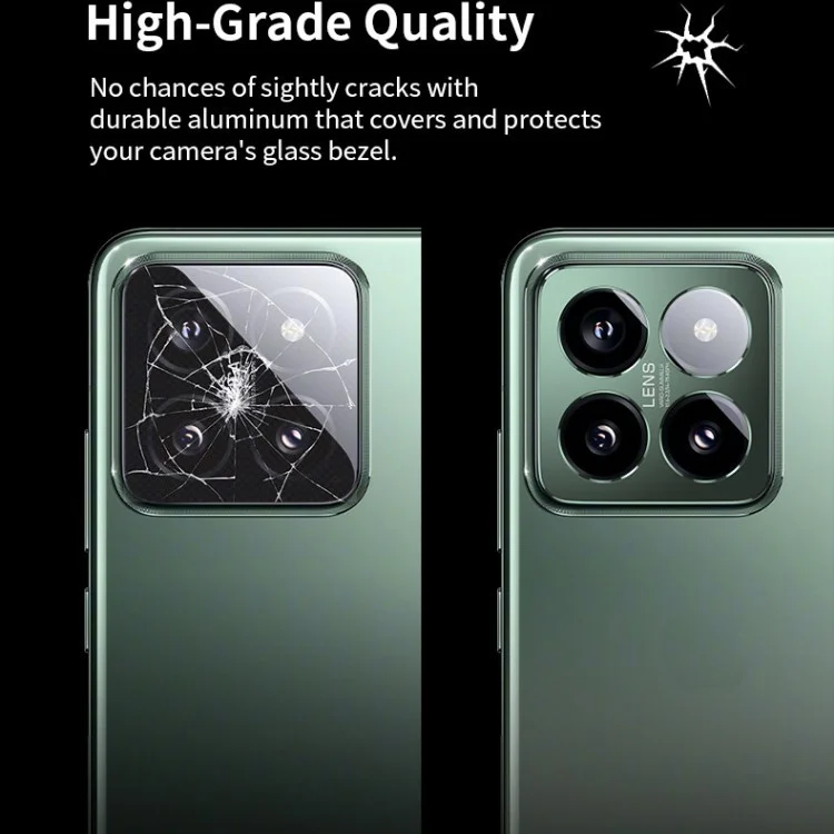 WANLONFENG LHJ Series For Xiaomi 15 Pro Metal Camera Lens Protector Integrated Lens Film-Cellmalls